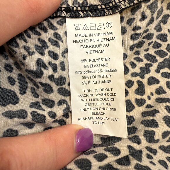 Michael Kors Dress Leopard Print- Plus Size 1X - Picture 6 of 7